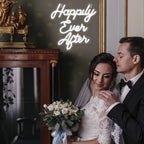 Happily Ever After – letreiro de néon LED (5 V USB)