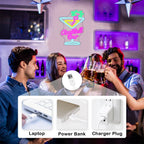 Letreiro de LED USB 5V para Bar de Coquetéis - Econômico