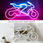 Motociclo – letreiro de néon LED (5 V USB)
