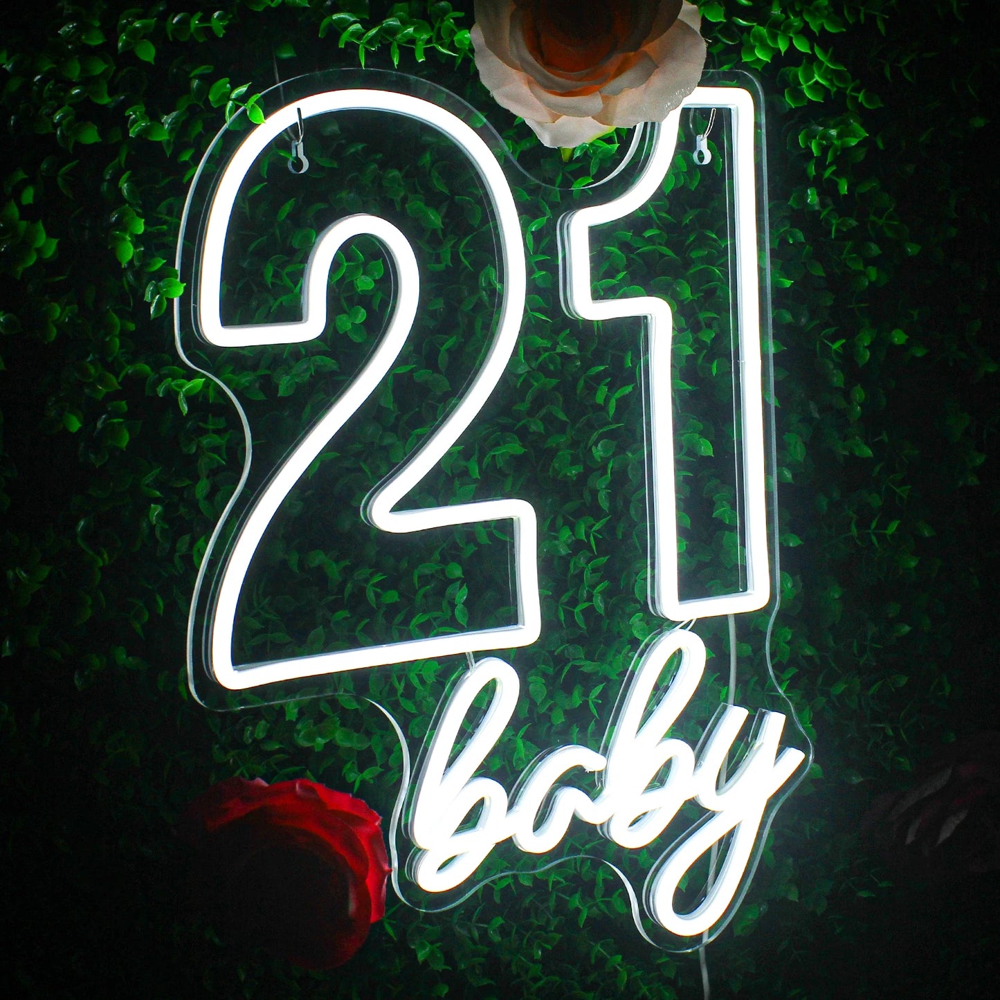 Letreiro de LED 5V USB "Happy Birthday" para Bebês - Econômico
