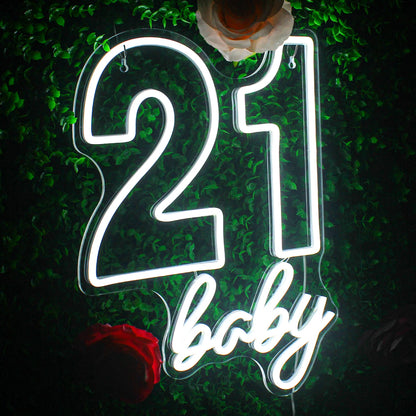 Letreiro de LED 5V USB "Happy Birthday" para Bebês - Econômico