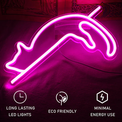 Cat 5V USB LED Neon Sign - Budget Friendly