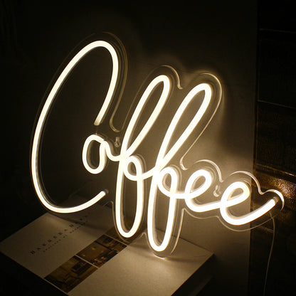 Coffee 5V USB LED Neon Sign - Budget Friendly