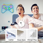 Comando de jogos colorido – letreiro de néon LED (5 V USB)