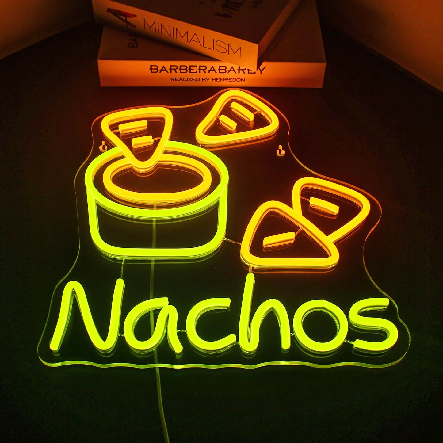 Letreiro de LED USB 5V de Nachos - Econômico