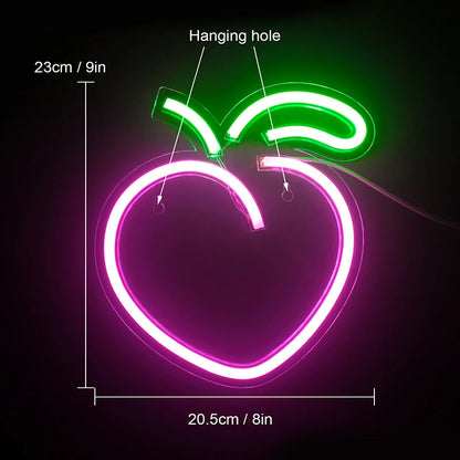 Placa de LED USB 5V Pêssego - Econômica