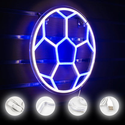 Soccer 5V USB LED Neon Sign - Budget Friendly