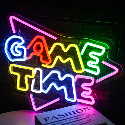 Game Time 5V USB LED Neon Sign - Budget Friendly