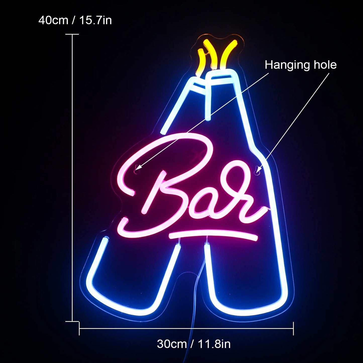 Bar 5V USB LED Neon Sign - Budget Friendly