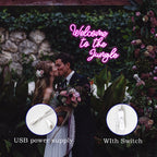 Welcome to the Jungle – letreiro de néon LED (5 V USB)