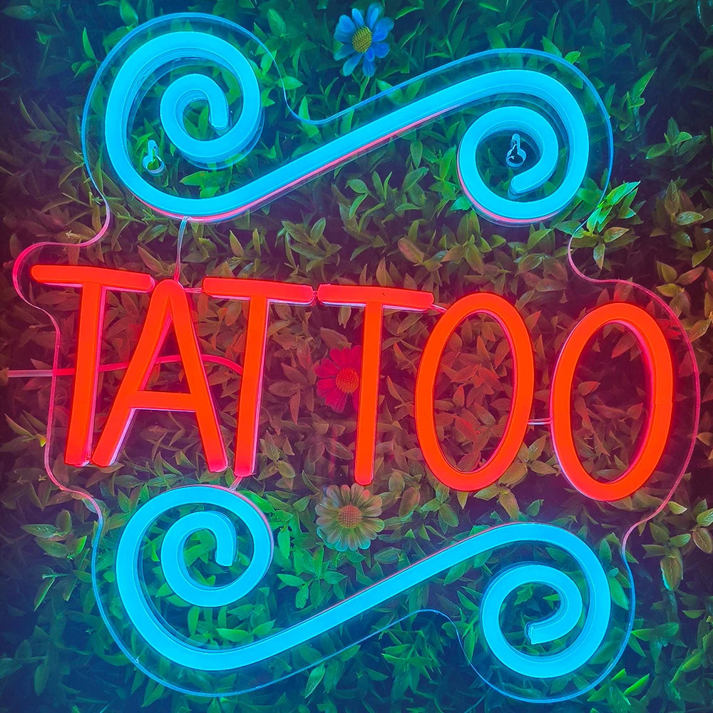TATUAGEM Letreiro de LED USB 5V - Econômico