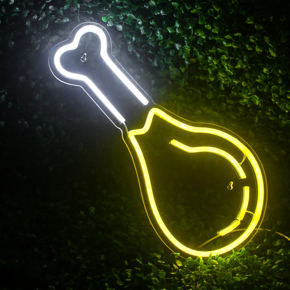 Perna de frango – letreiro de néon LED (5 V USB)