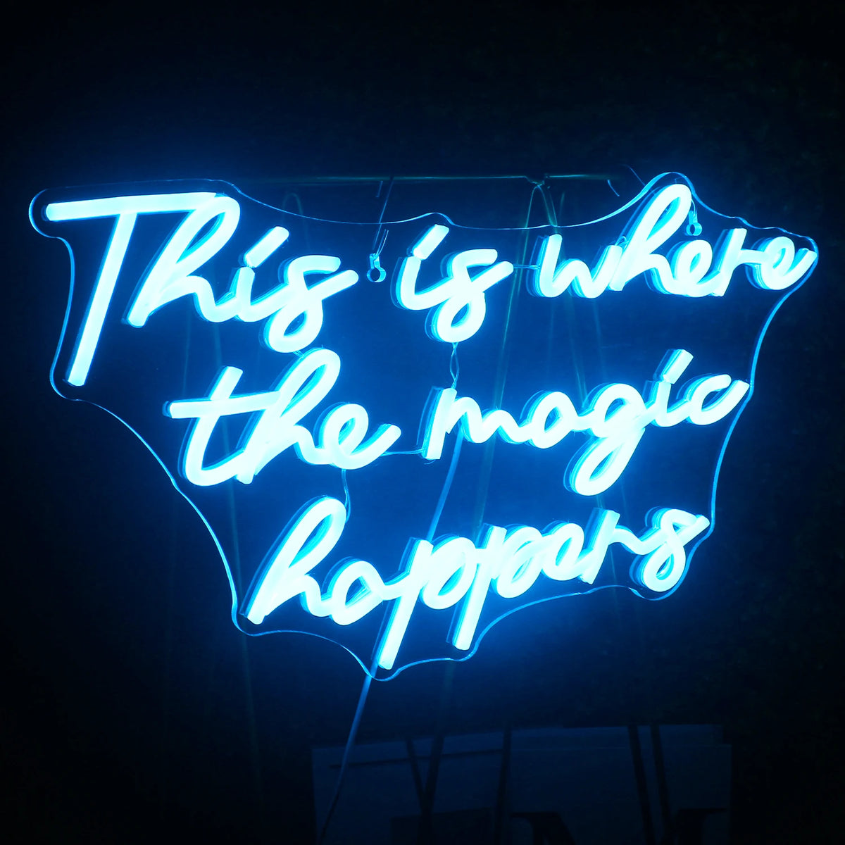 This is Where The Magic Happens 5V USB LED Neon Sign - Budget Friendly
