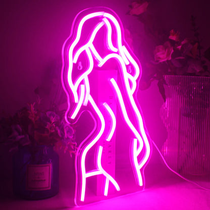 Placa de LED Sexy Lady 5V USB - Econômica