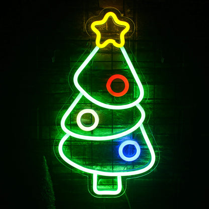 Árvore de Natal 5V USB Letreiro de LED - Econômico