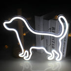 Small Dog 5V USB LED Neon Sign - Budget Friendly