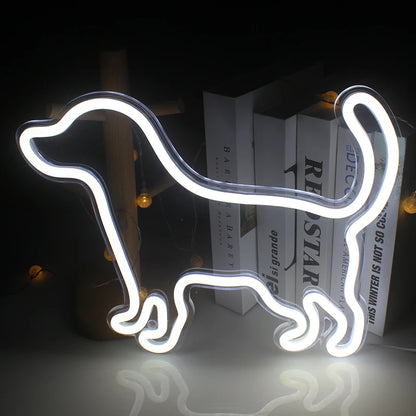 Letreiro de LED 5V USB para Cães Pequenos - Econômico