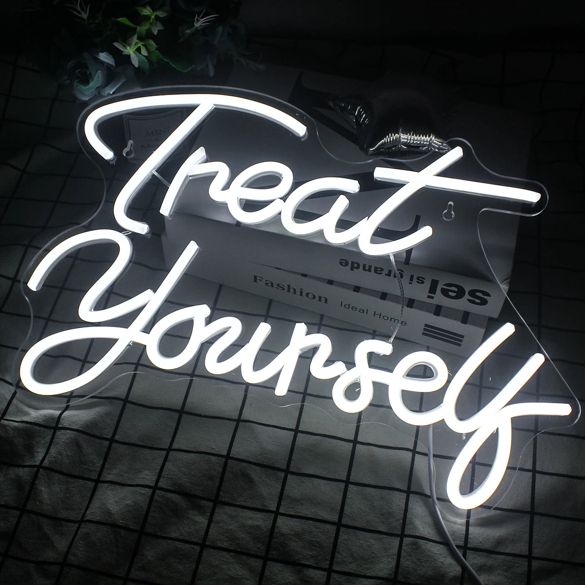 Treat Yourself 5V USB LED Neon Sign - Budget Friendly