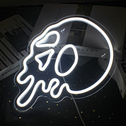 Letreiro de LED USB 5V para Halloween - Econômico