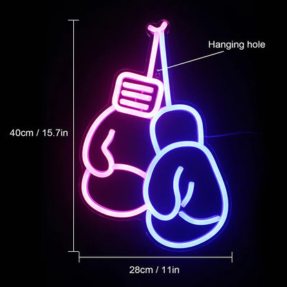 Luva de Boxe 5V Placa de LED - Econômica