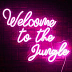 Welcome to the Jungle – letreiro de néon LED (5 V USB)