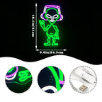 Letreiro de LED Alien Music 5V USB - Econômico
