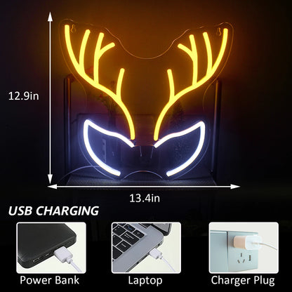 Merry Christmas 5V Mini USB LED Neon Sign - Budget Friendly