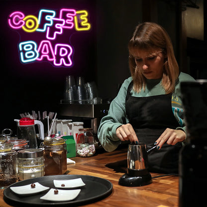 Coffee Bar 5V USB LED Neon Sign - Budget Friendly