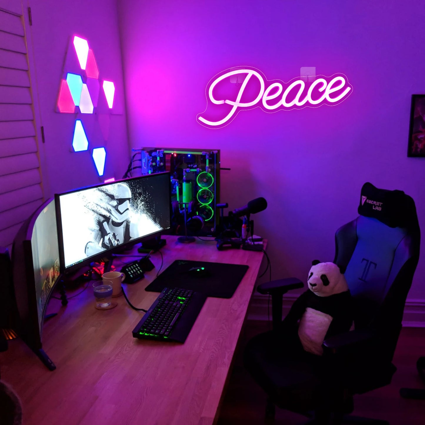 Peace 5V USB LED Neon Sign - Budget Friendly