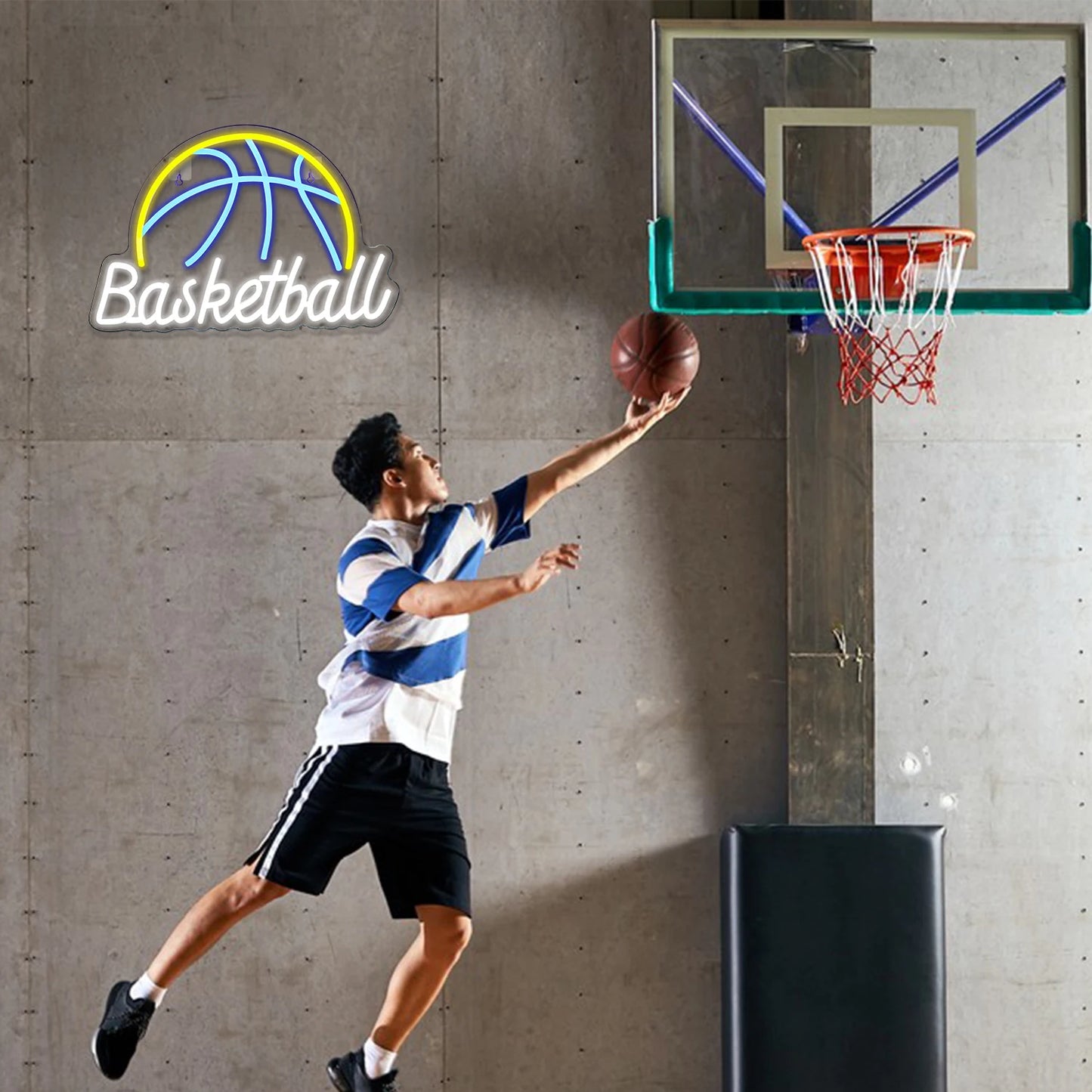 Basketball 5V USB LED Neon Sign - Budget Friendly