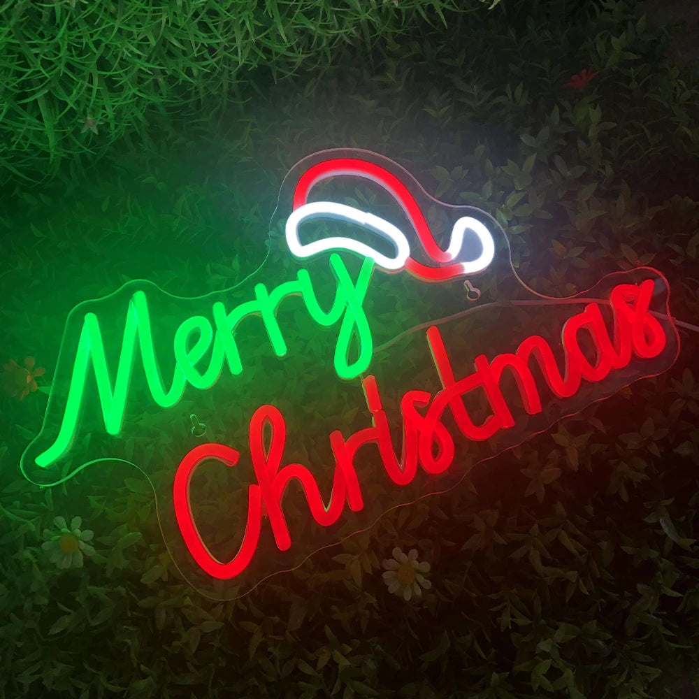 Motivos de Natal predefinidos – letreiro de néon LED (5 V USB)