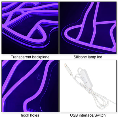 Letreiro de LED 5V USB Económico