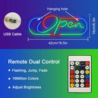 Letreiro de LED RGB Aberto 5V USB - Econômico