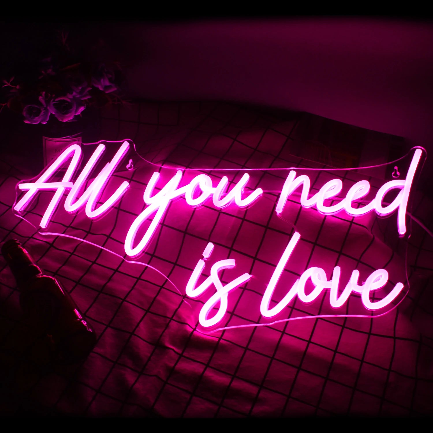 Tudo o Que Você Precisa é Amor Letreiro de LED 5V USB - Econômico