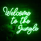 Welcome To The Jungle – letreiro de néon LED (5 V USB)