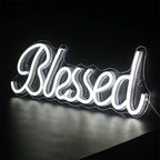 Blessed 5V USB LED Neon Sign - Budget Friendly