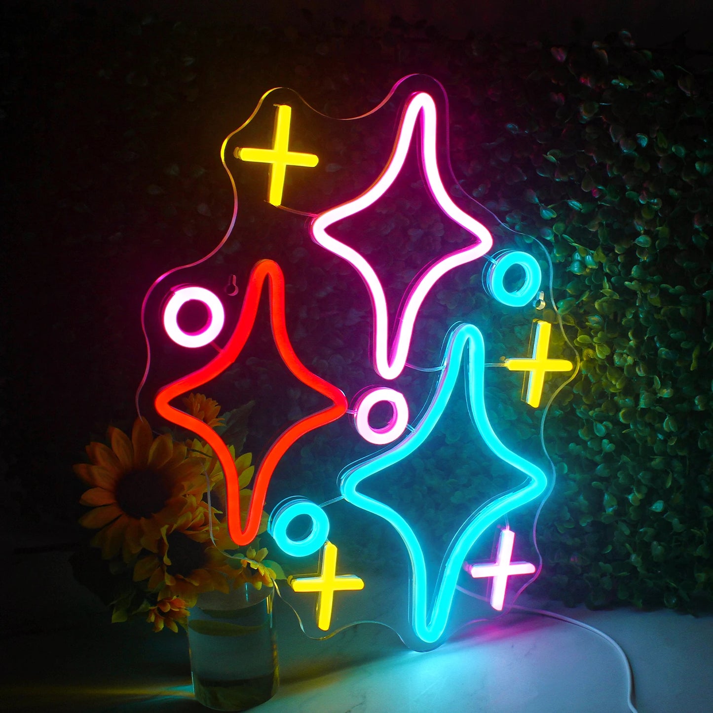 Stars 5V USB LED Neon Sign - Budget Friendly