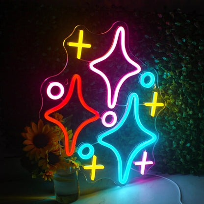 Stars 5V USB LED Neon Sign - Budget Friendly