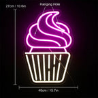 Letreiro de LED Cupcake 5V USB - Econômico