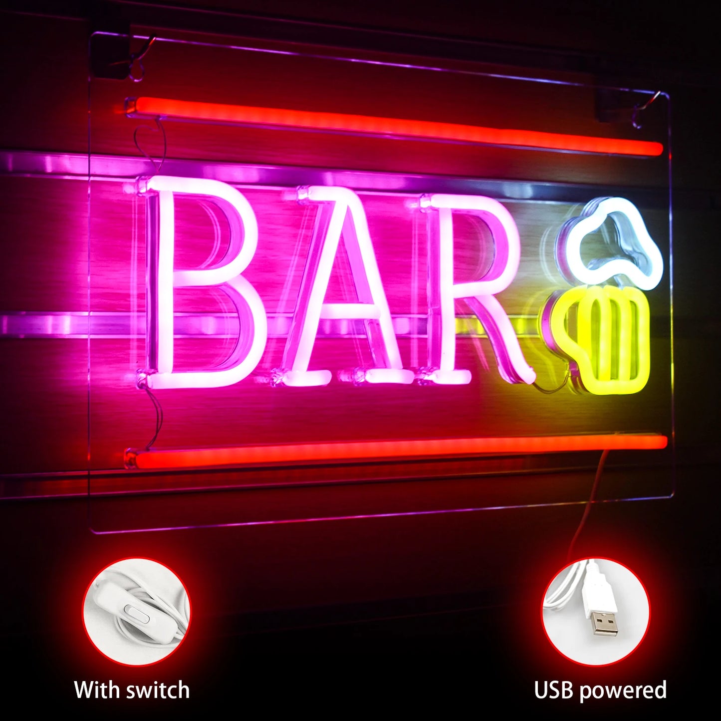 Placa de LED USB 5V para Bar - Econômica