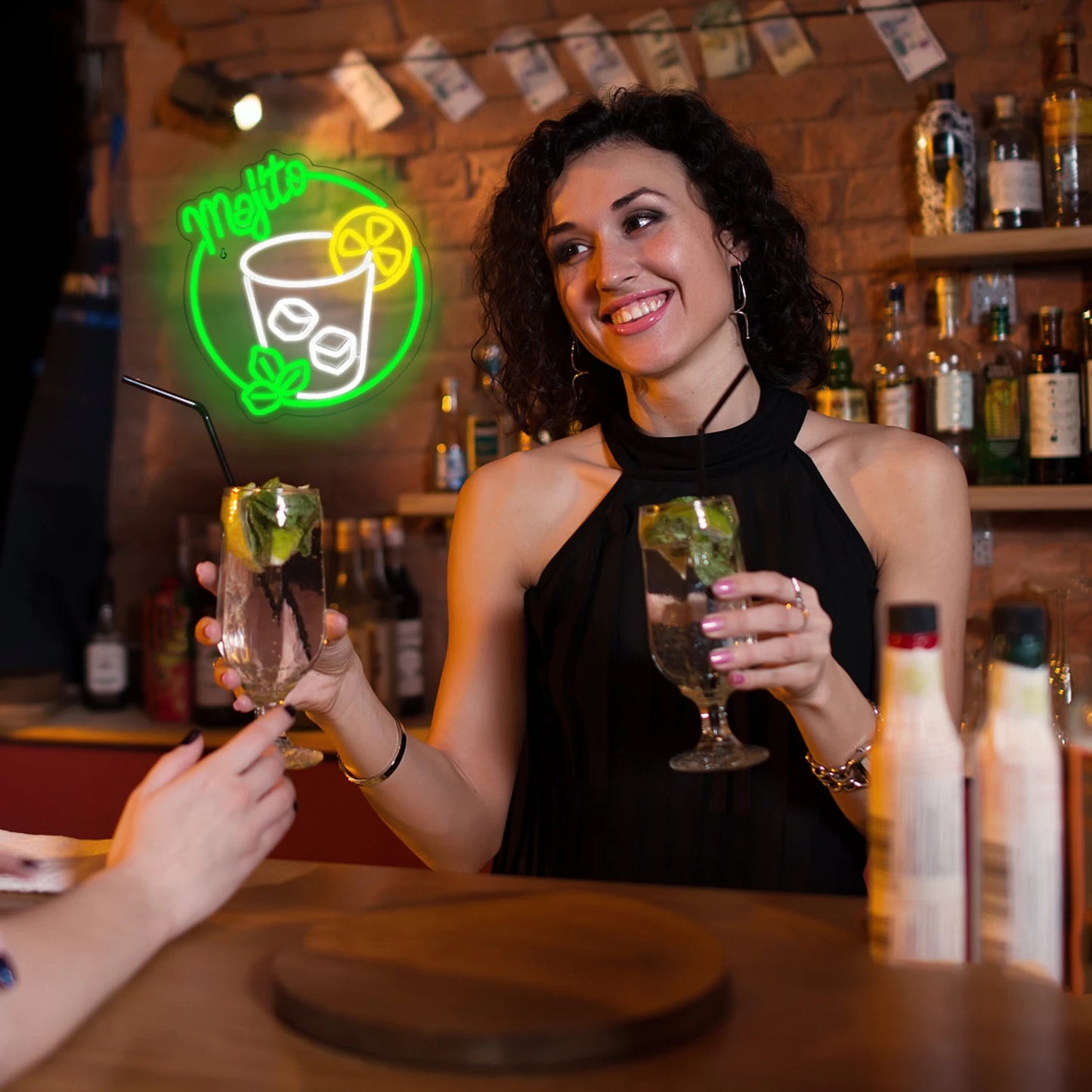 Letreiro de LED "Mojito" 5V USB - Econômico