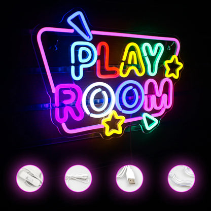 Sinal de LED USB 5V para Sala de Jogos - Econômico