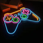 Comando de jogos colorido – letreiro de néon LED (5 V USB)