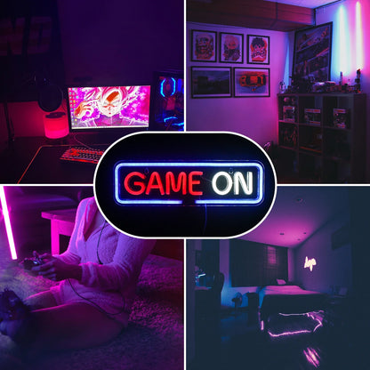 Letreiro de LED Gamer On USB 5V - Econômico
