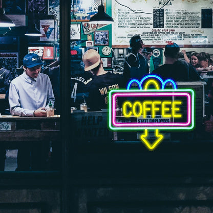 Letreiro de LED USB 5V para Café - Econômico