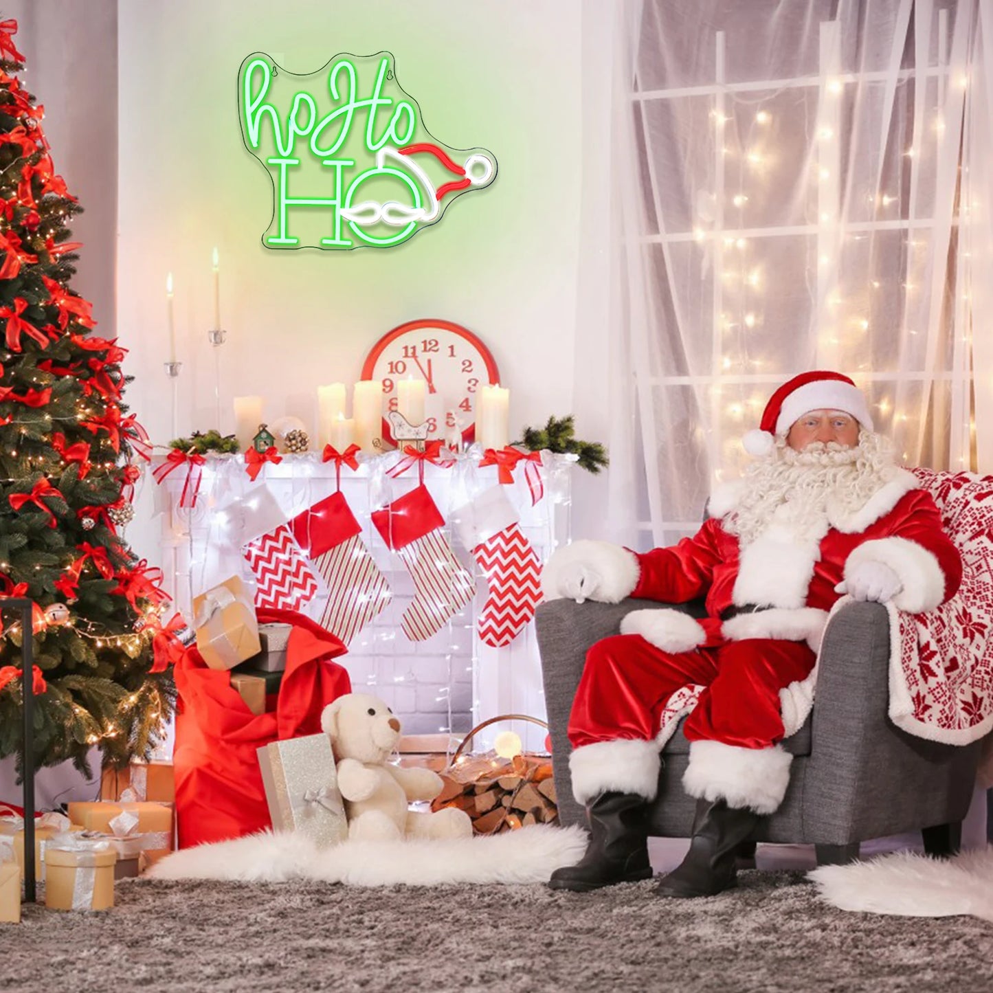 Letreiro de LED "Feliz Natal" 5V USB - Econômico