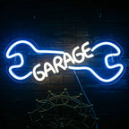 GARAGE – Chave de porcas – letreiro de néon LED (5 V USB)