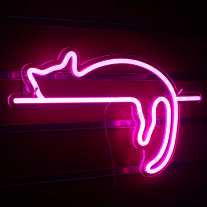 Cat 5V USB LED Neon Sign - Budget Friendly