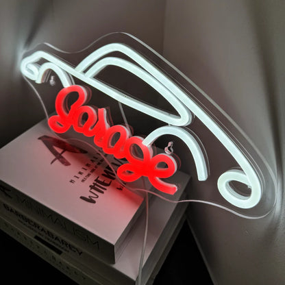 Garage 5V USB LED Neon Sign - Budget Friendly