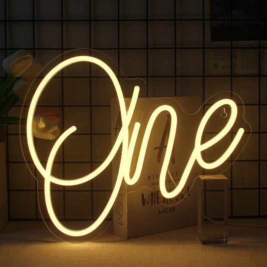 "Image shows a vibrant LED Neon Sign displaying the phrase 'Good Vibes Only' in cursive font.